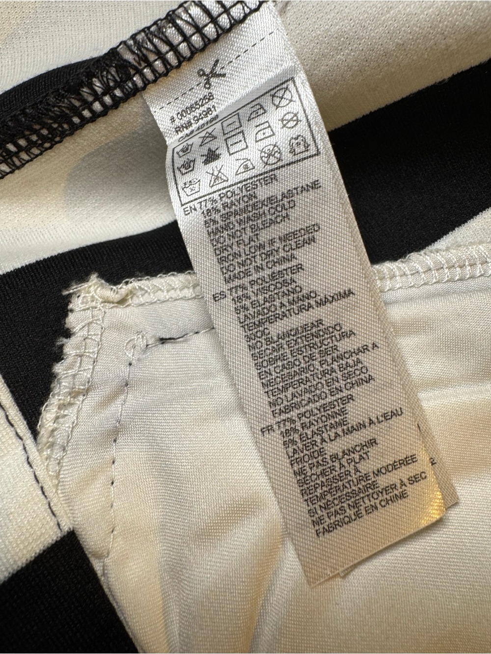 Forever 21 Black & White Striped Moto Jacket - Picture 7 of 12